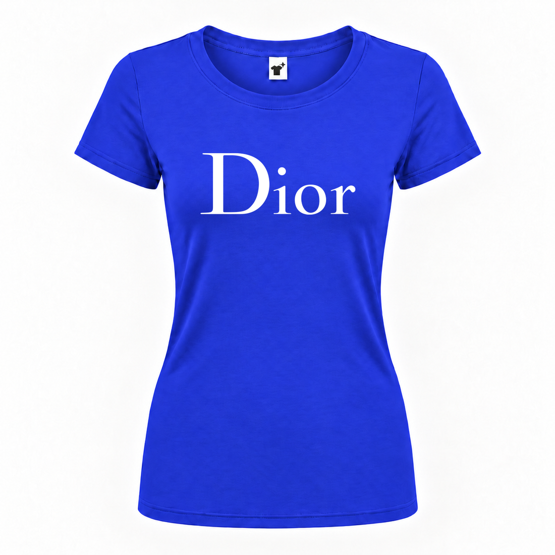 Women's Dior Round Neck T-Shirt | Color: Royal Blue | Main