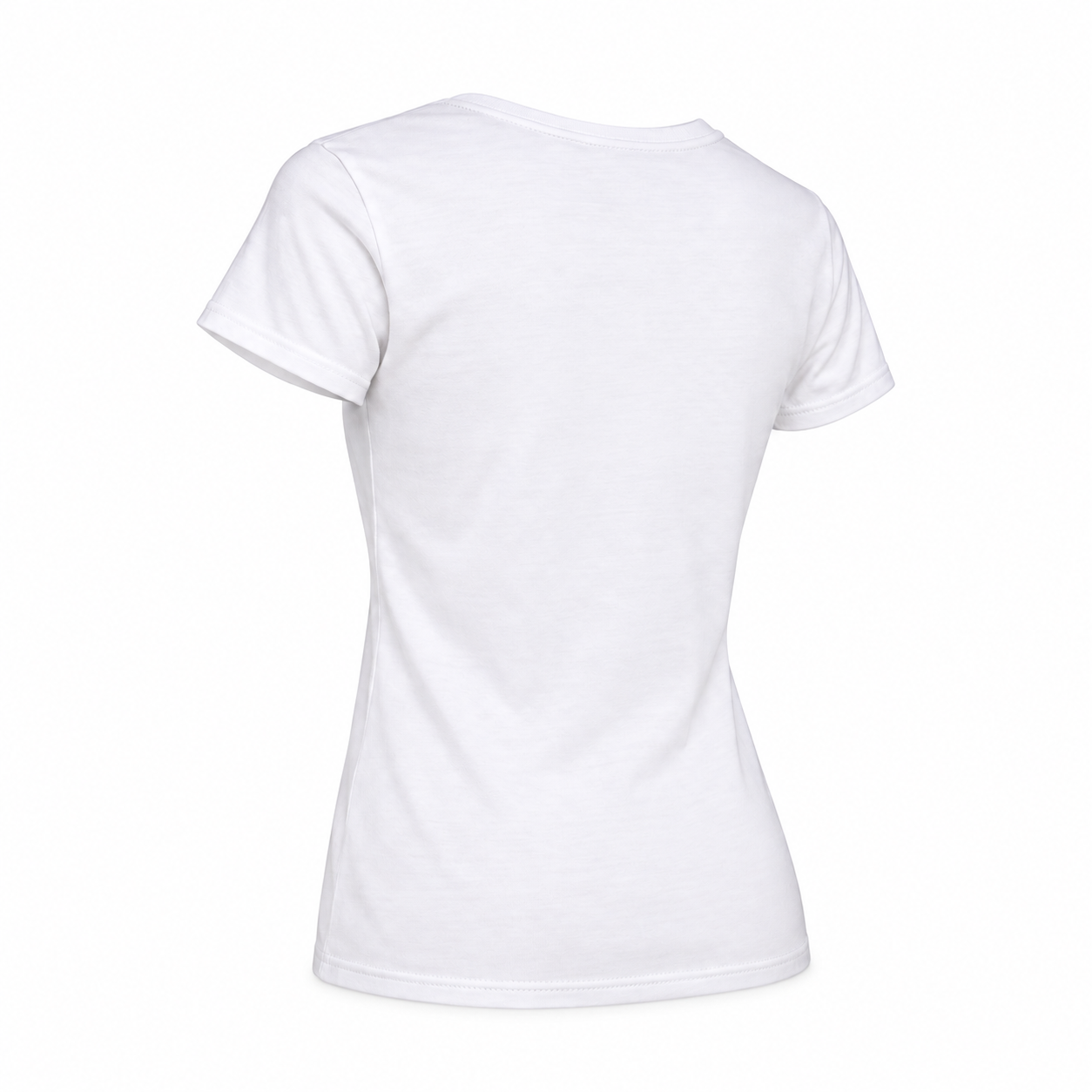 Women's Dolce and Gabbana V-Neck T-Shirt | Color: White | Image 5