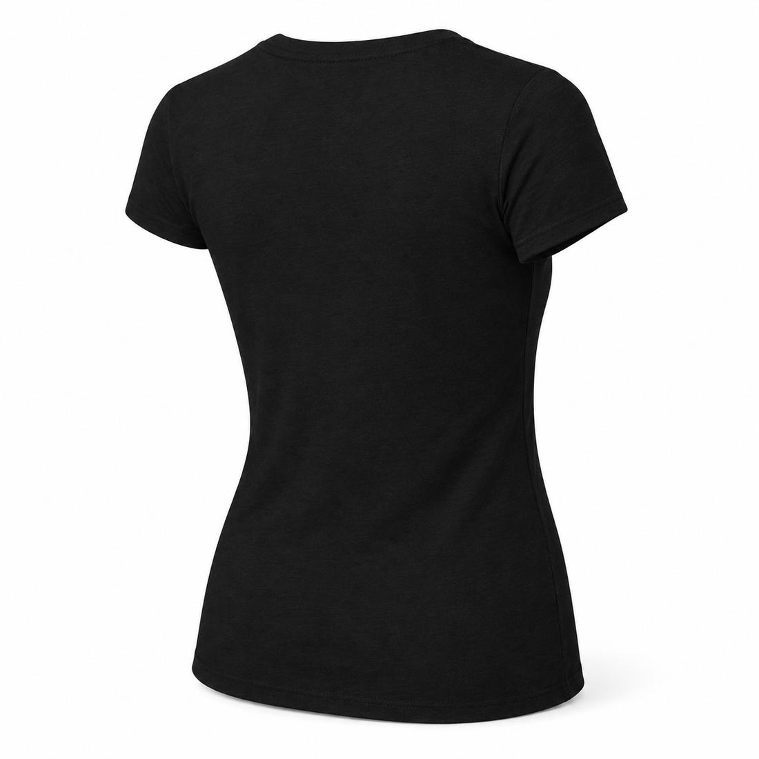 Women's Fendi V-Neck T-Shirt | Color: Black | Image 5