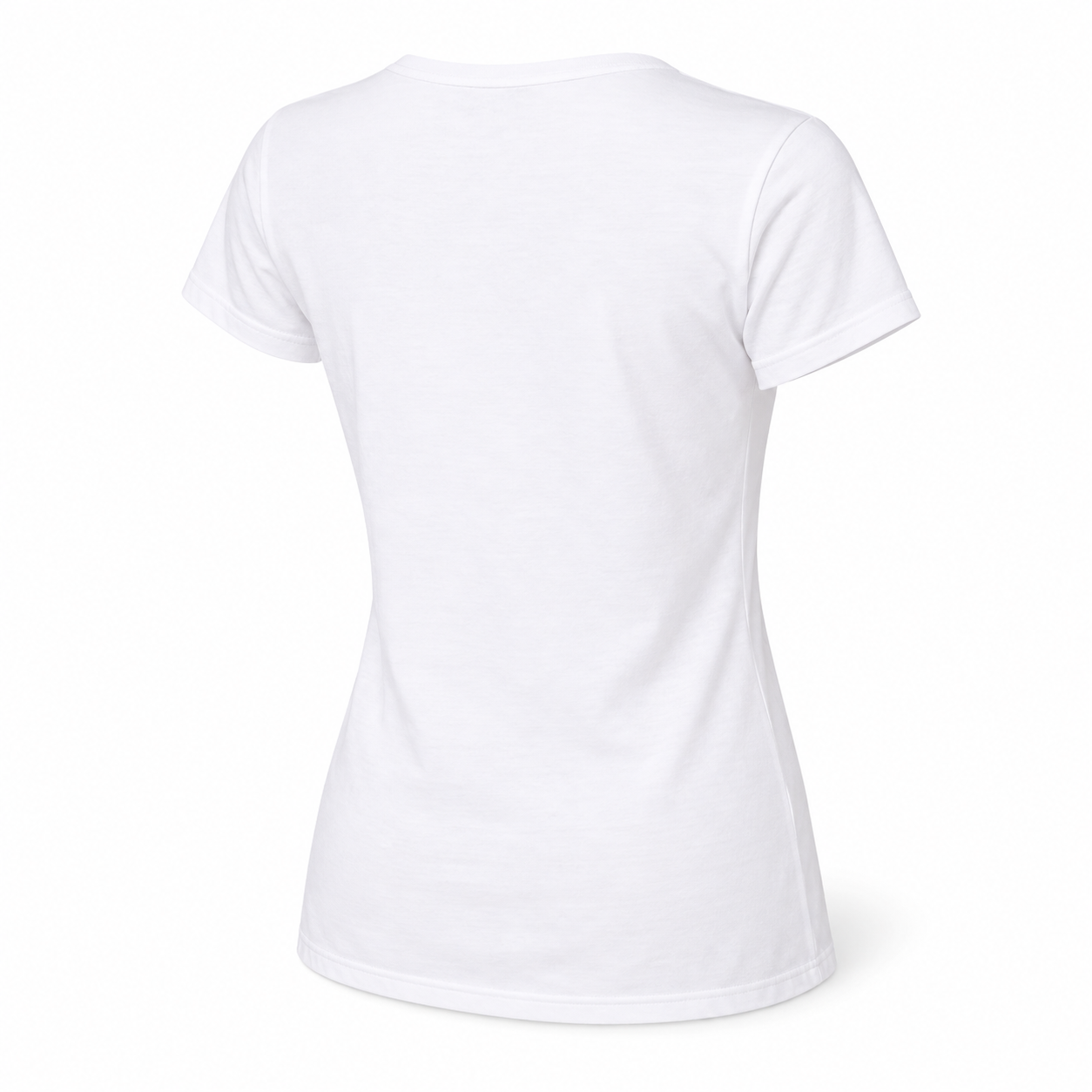 Women's Fendi V-Neck T-Shirt | Color: White | Image 5