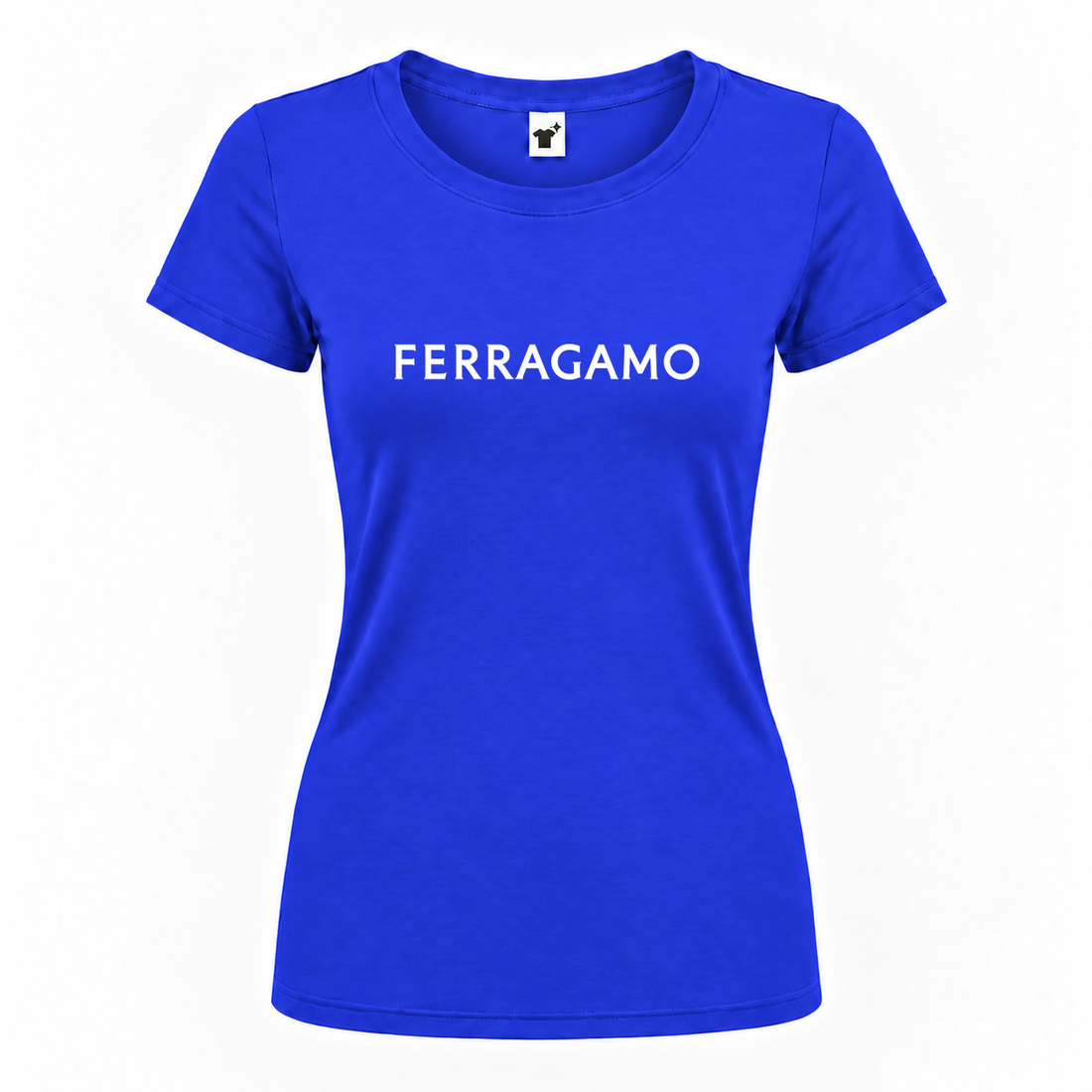 Women's Ferragamo Round Neck T-Shirt | Color: Royal Blue | Main