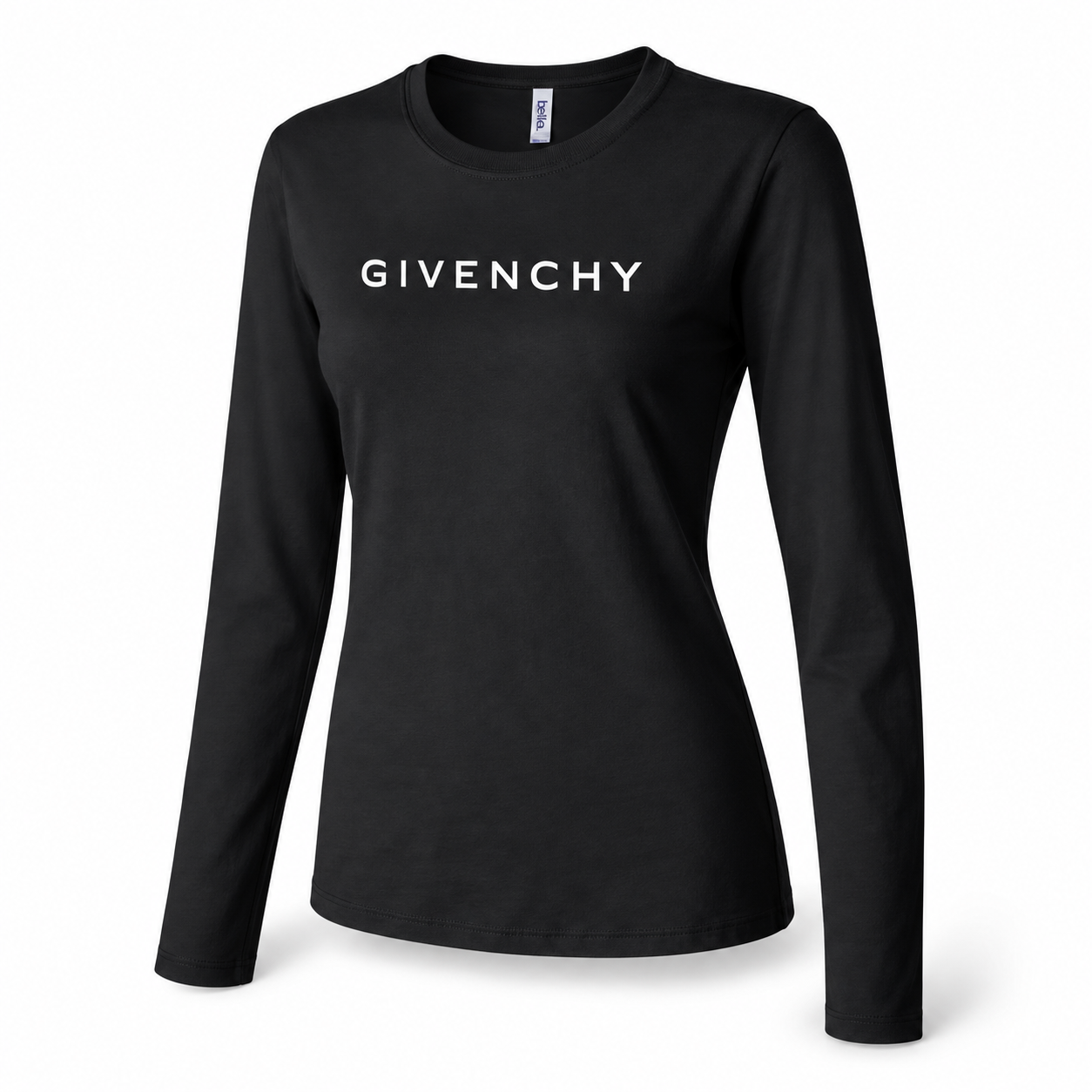 Women's Givenchy Long Sleeve T-Shirt | Color: Black | Image 3