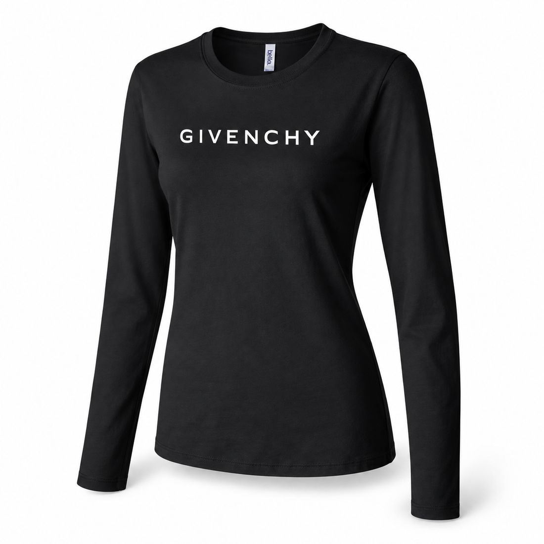 Women's Givenchy Long Sleeve T-Shirt | Color: Black | Image 3