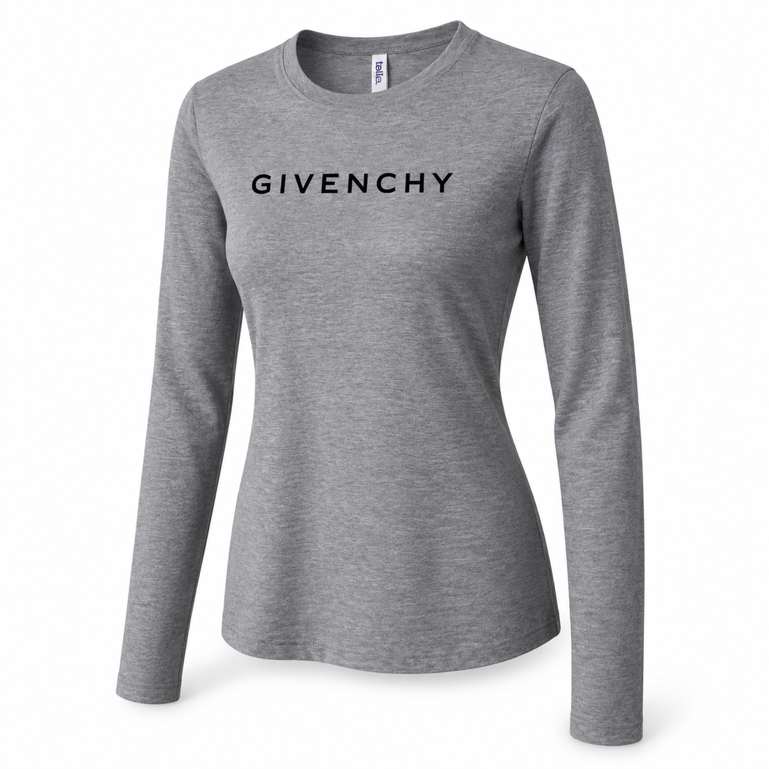 Women's Givenchy Long Sleeve T-Shirt | Color: Grey | Image 3