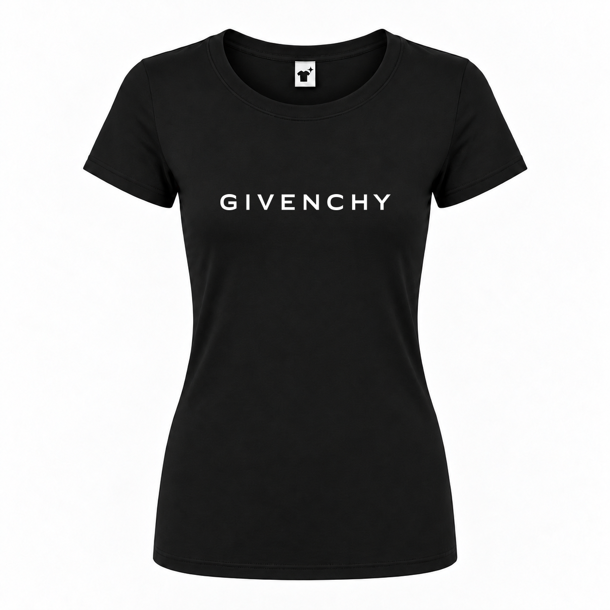 Women's Givenchy Round Neck T-Shirt | Color: Black | Main