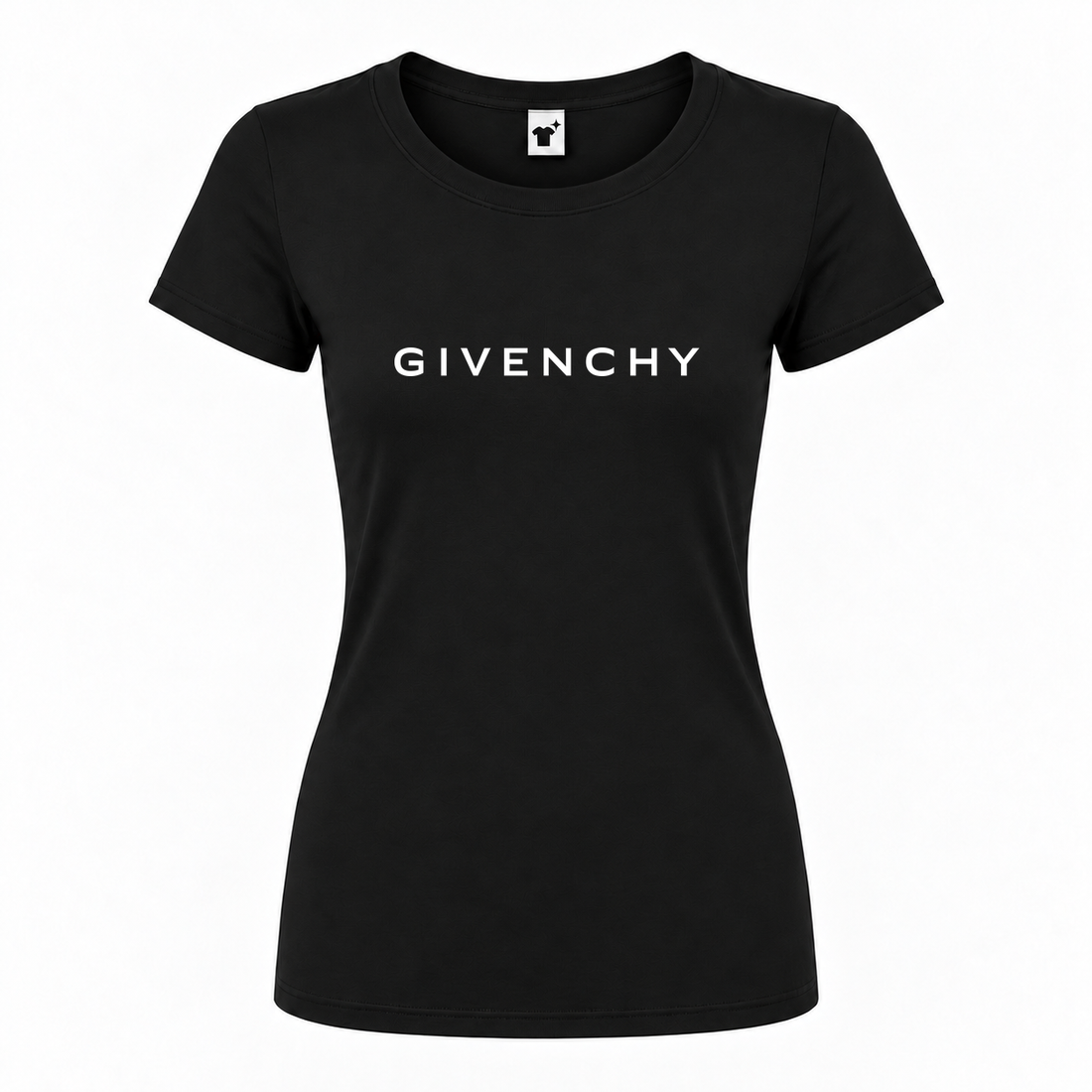 Women's Givenchy Round Neck T-Shirt | Color: Black | Main