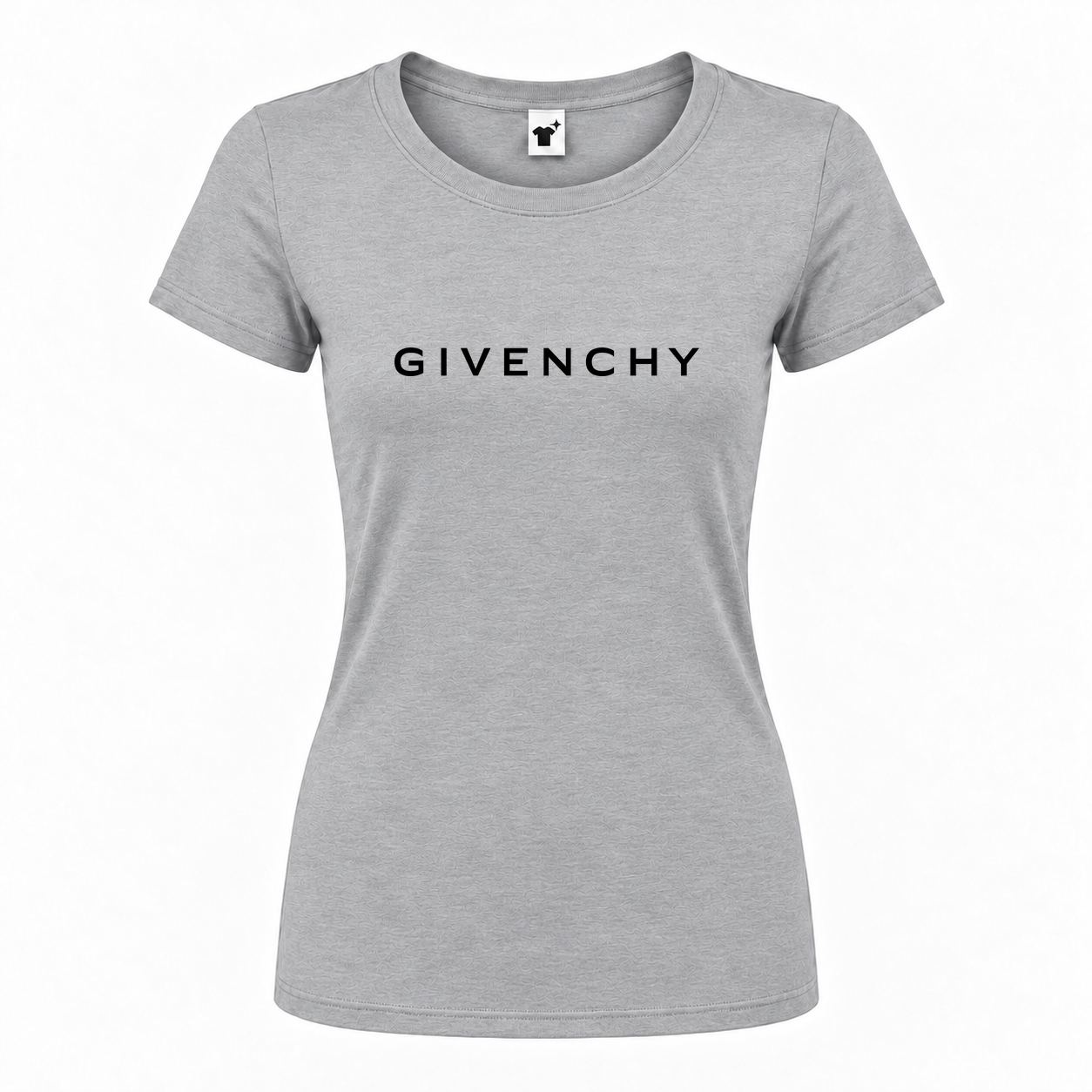 Women's Givenchy Round Neck T-Shirt | Color: Grey | Main