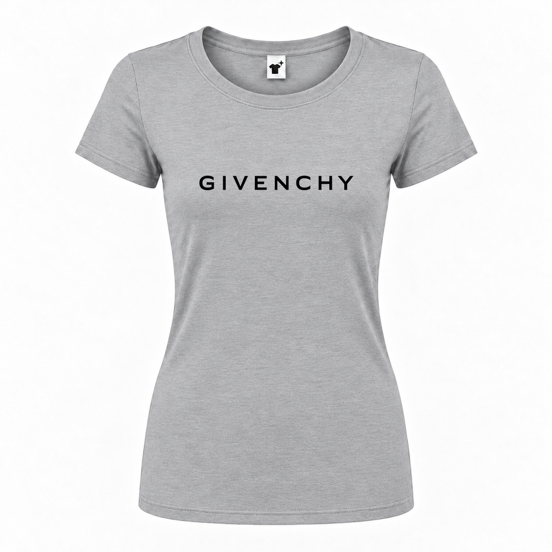 Women's Givenchy Round Neck T-Shirt | Color: Grey | Main