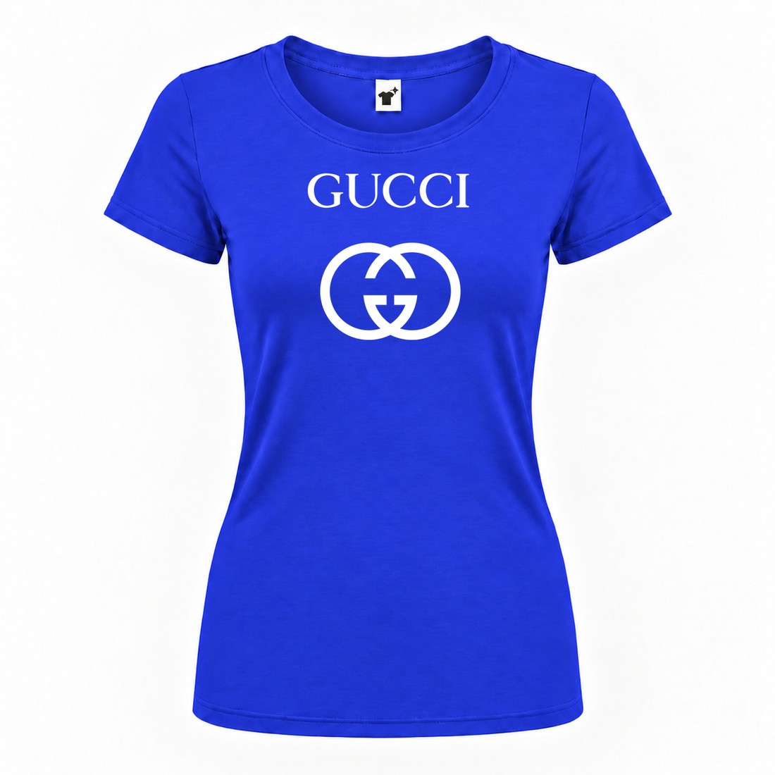 Women's Gucci Round Neck T-Shirt | Color: Royal Blue | Main