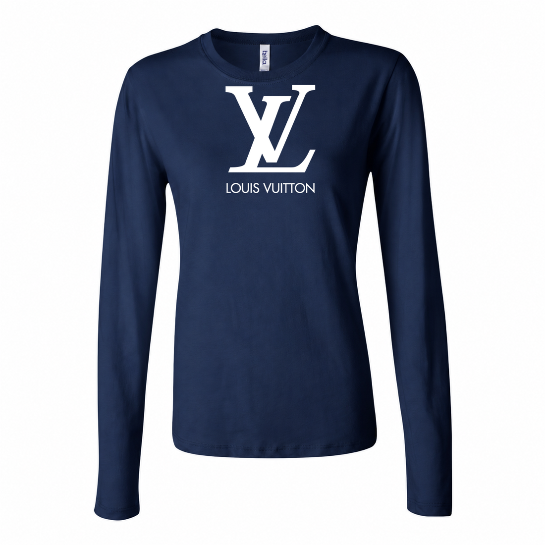 Women's Louis Vuitton Long Sleeve T-Shirt | Color: Navy | Main