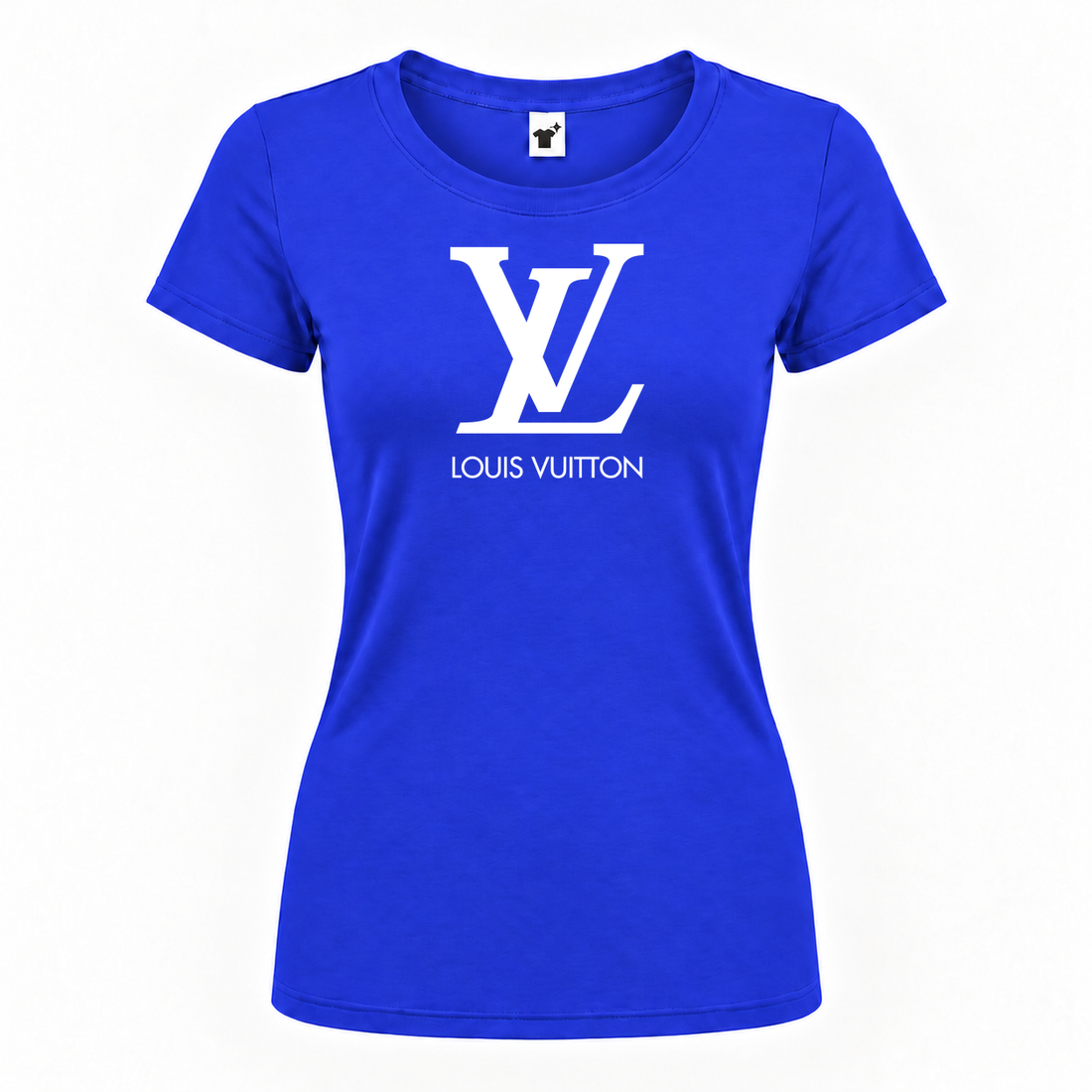 Women's Louis Vuitton Round Neck T-Shirt | Color: Royal Blue | Main