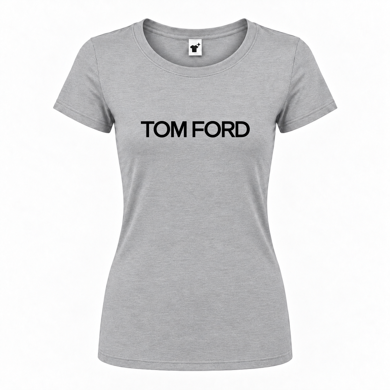 Women's Tom Ford Round Neck T-Shirt | Color: Grey | Main