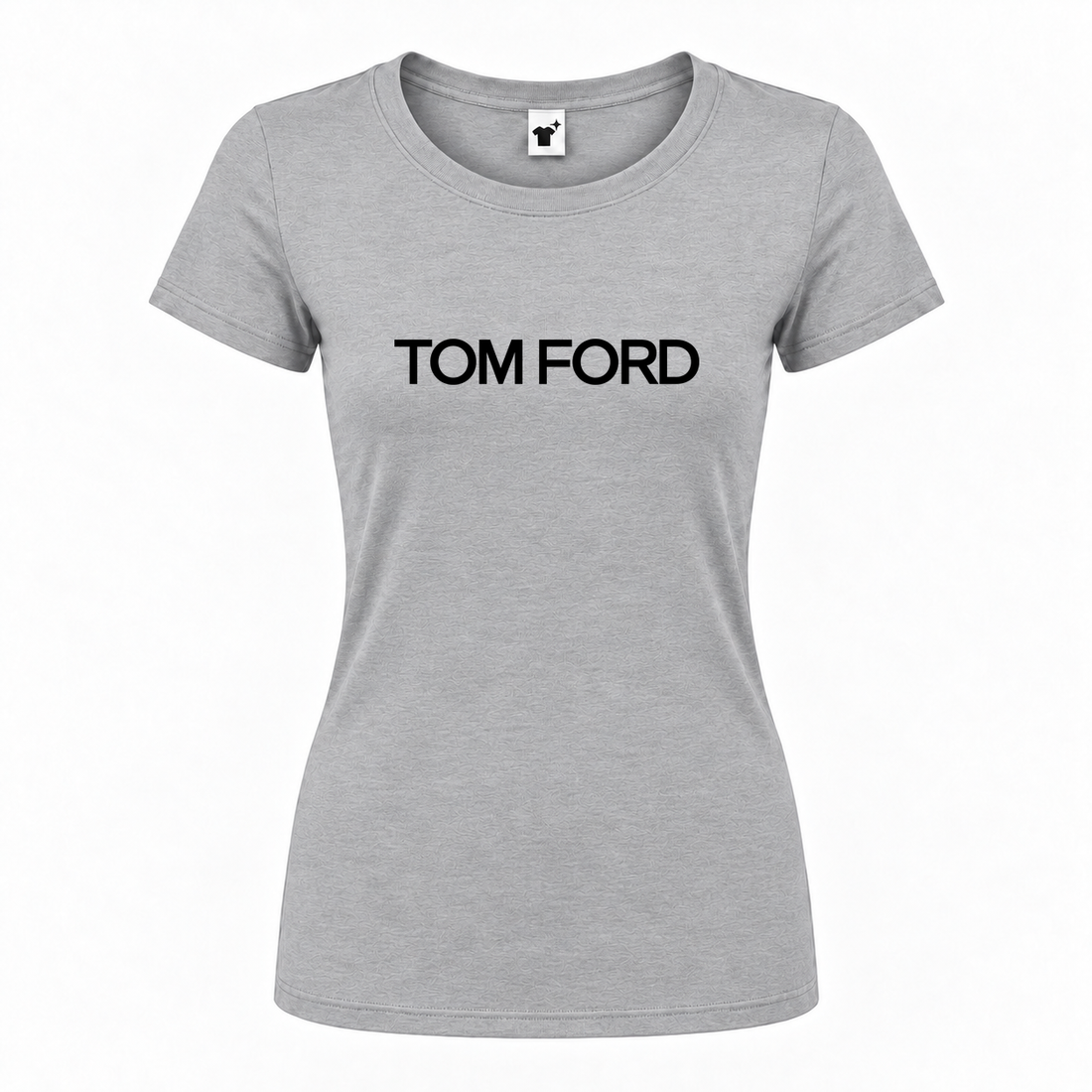 Women's Tom Ford Round Neck T-Shirt | Color: Grey | Main