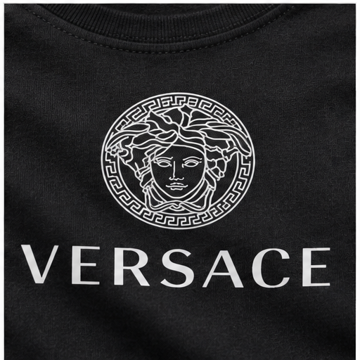 Women's Versace Long Sleeve T-Shirt | Color: Black | Image 5