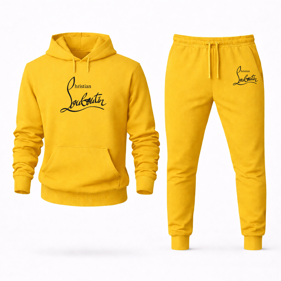 Men's Christian Louboutin Hoodie Joggers Set