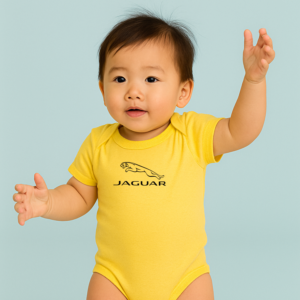 Jaguar Car Symbol Baby Romper Onesie