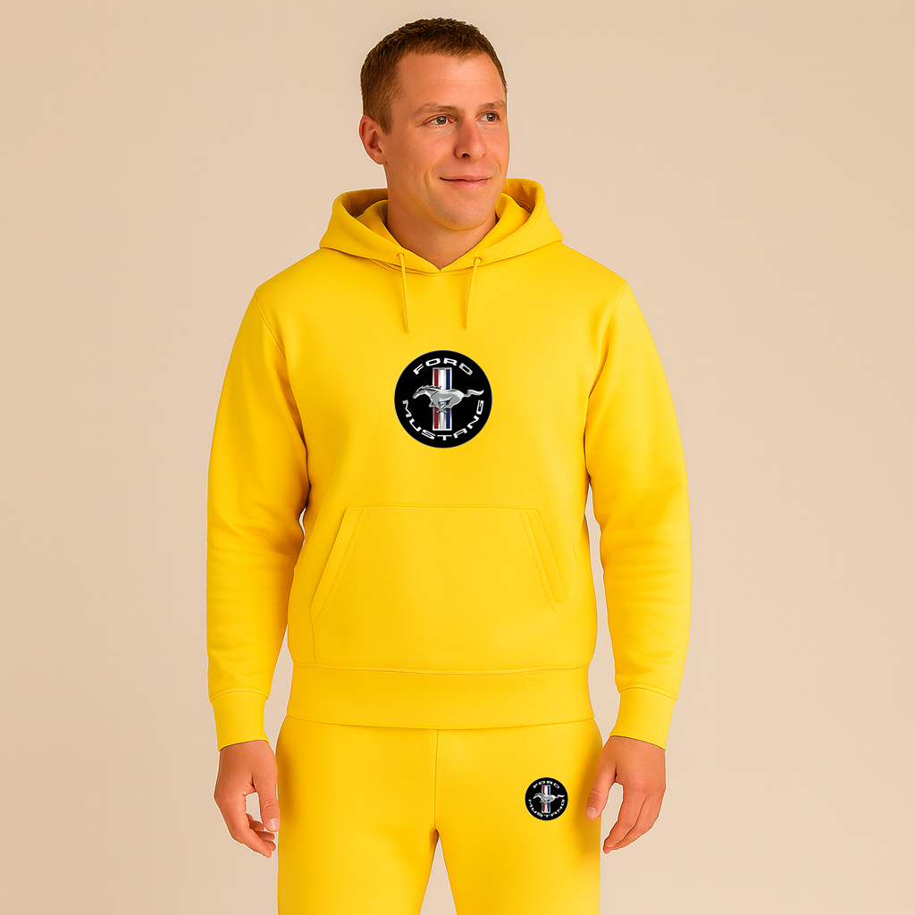 Men’s Ford Mustang Motorsport Supercars Hoodie Joggers Set