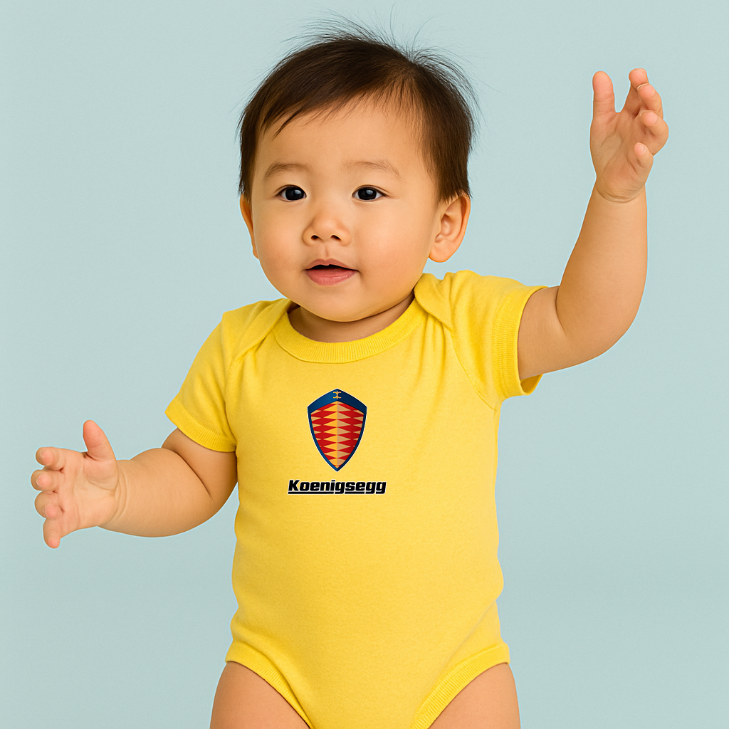 Koenigsegg Car Baby Romper Onesie