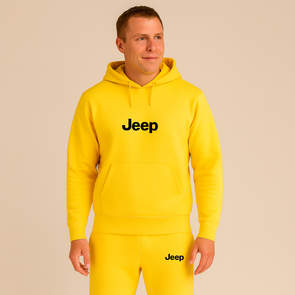 Men’s Jeep Car Hoodie Joggers Set