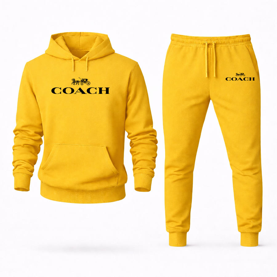 Men's Coach Hoodie Joggers Set