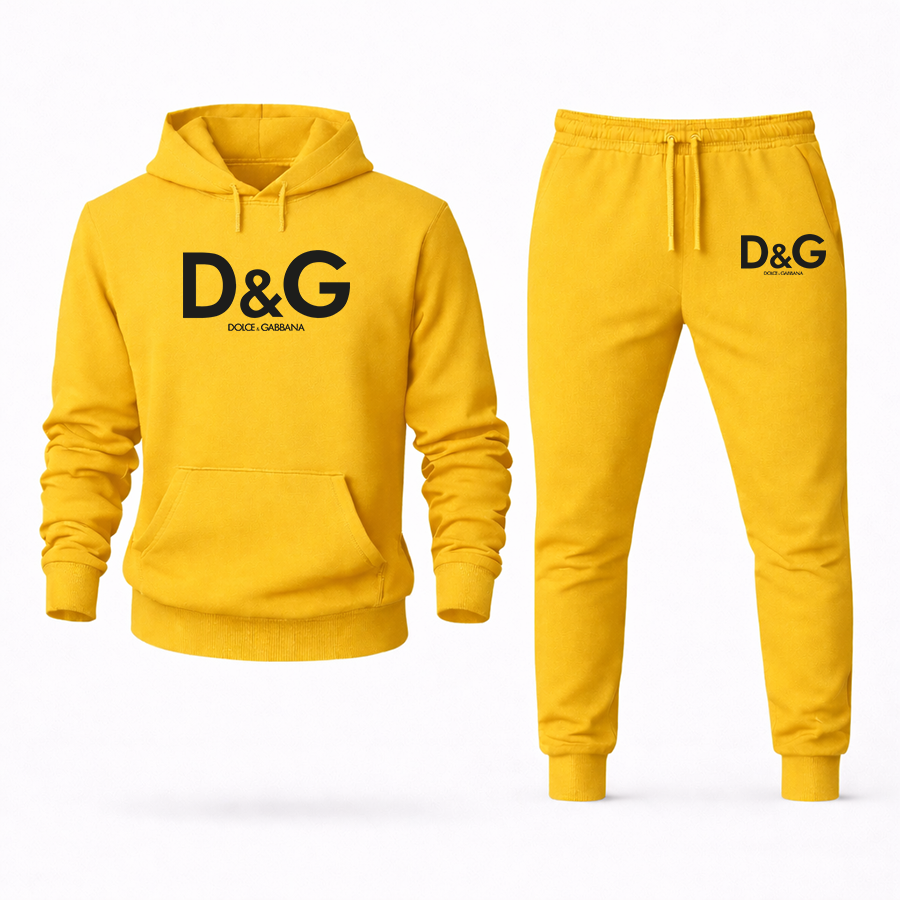Men's Dolce and Gabbana Hoodie Joggers Set
