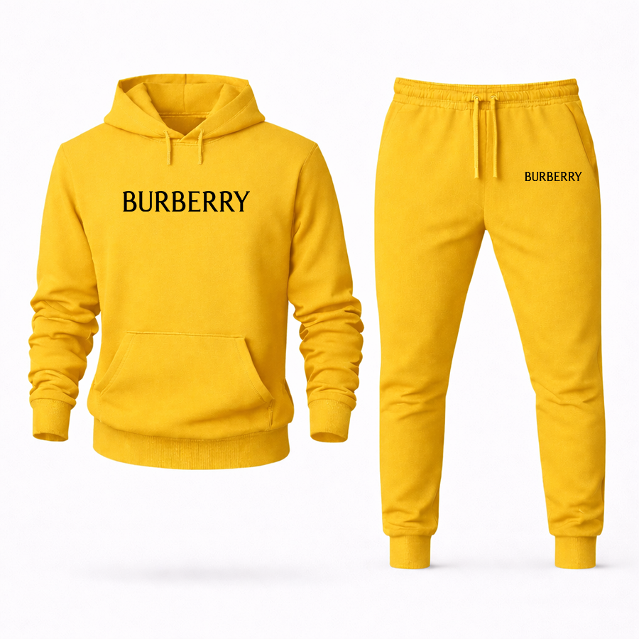 Men's Burberry Hoodie Joggers Set