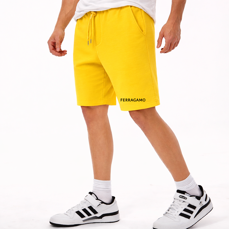 Men's Ferragamo Athletic Fleece Shorts