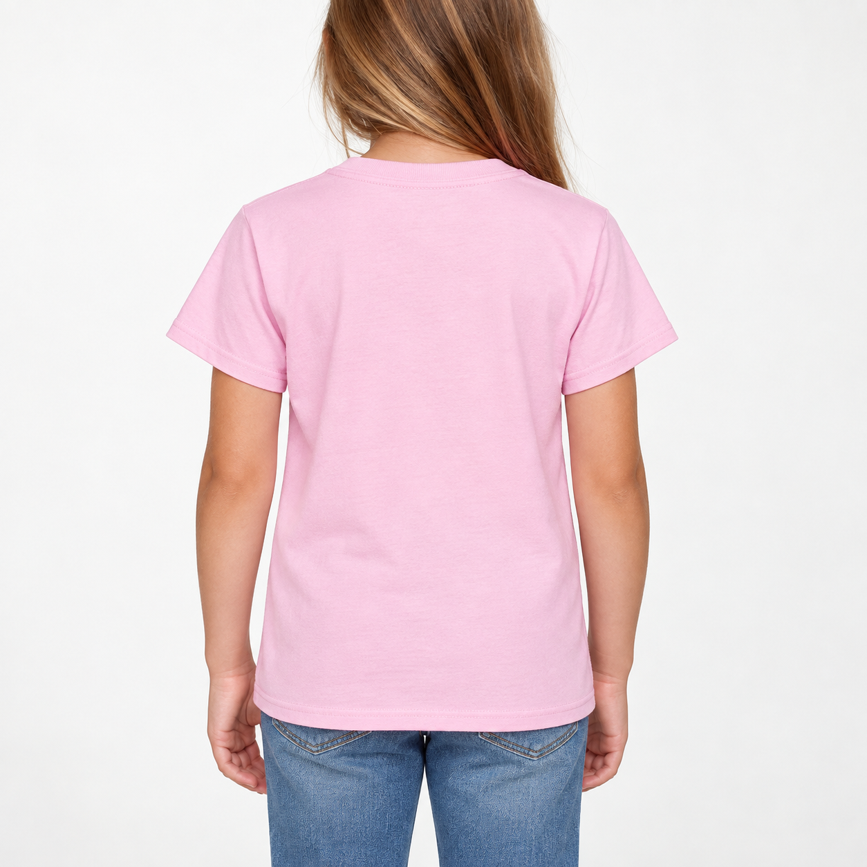 Youth Kids Coach Cotton T-Shirt - Pink - Image 5