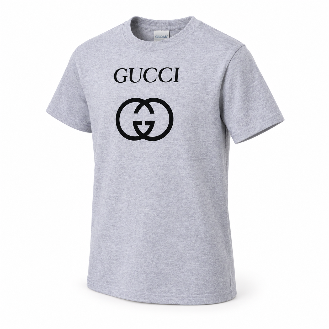 Youth Kids Gucci Cotton T-Shirt | Color: grey | Image 1