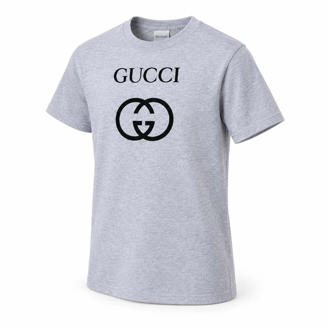 Youth Kids Gucci Cotton T-Shirt | Color: grey | Image 1