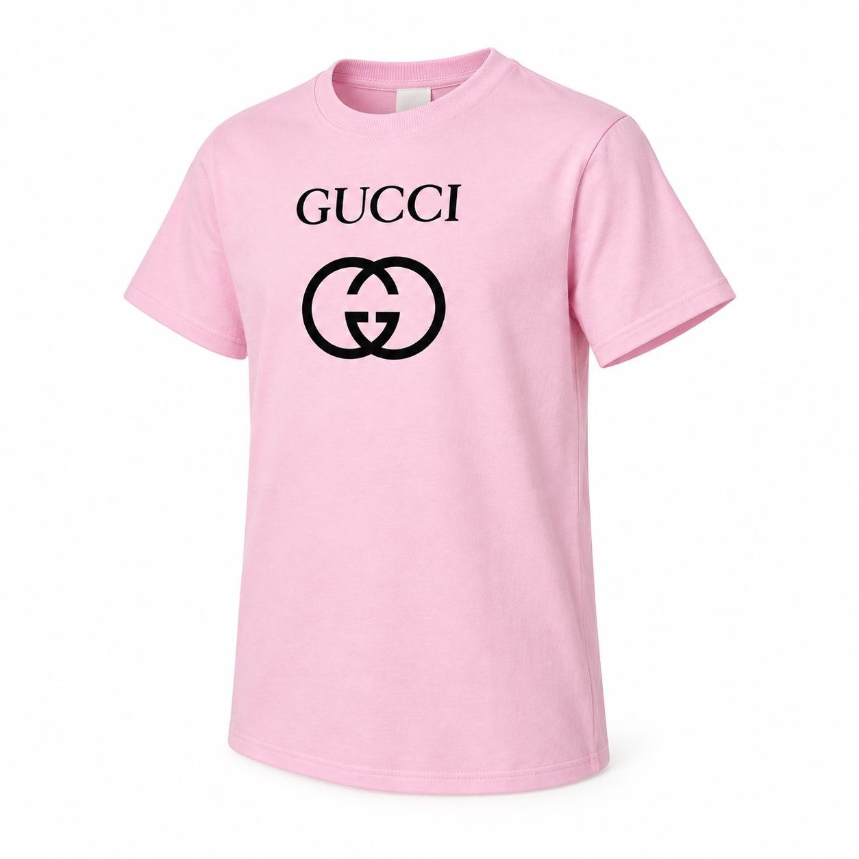 Youth Kids Gucci Cotton T-Shirt | Color: pink | Image 1