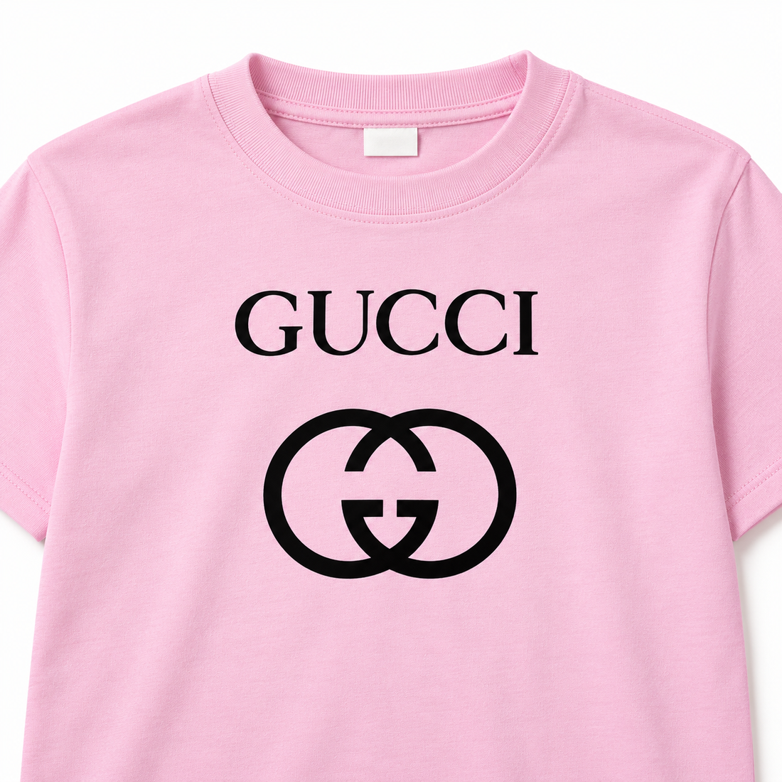Youth Kids Gucci Cotton T-Shirt | Color: pink | Image 3