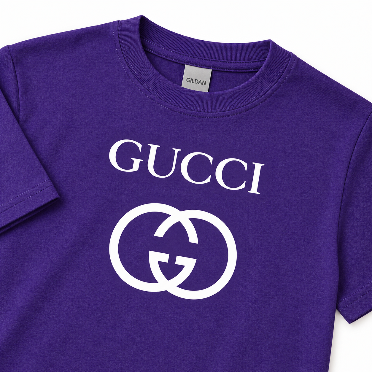 Youth Kids Gucci Cotton T-Shirt | Color: purple | Image 3
