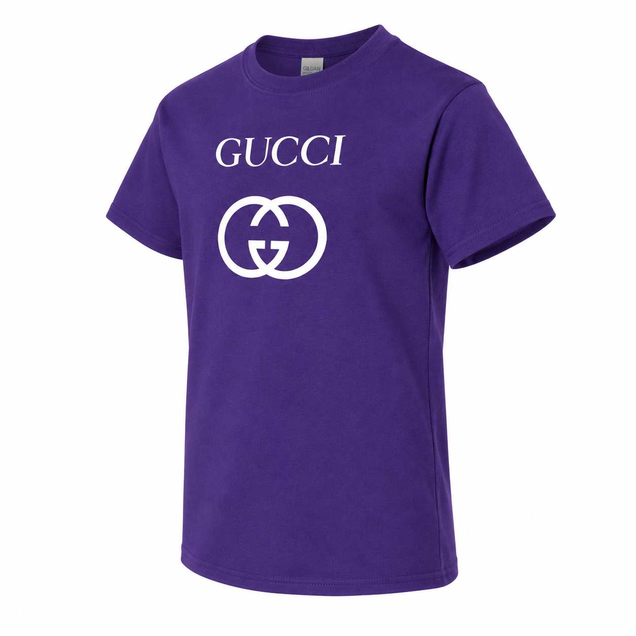 Youth Kids Gucci Cotton T-Shirt | Color: purple | Image 4