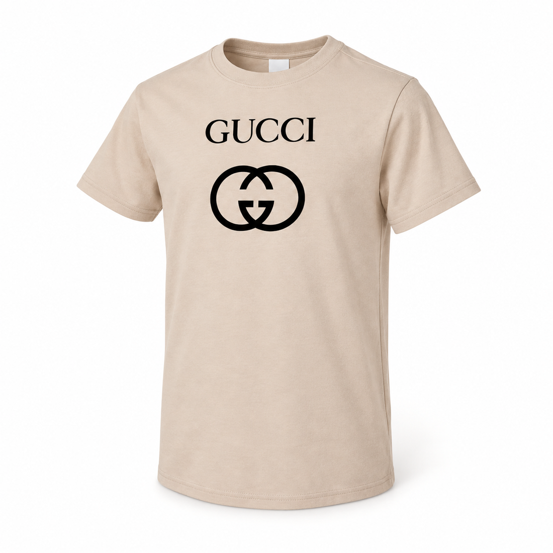 Youth Kids Gucci Cotton T-Shirt | Color: tan | Image 1