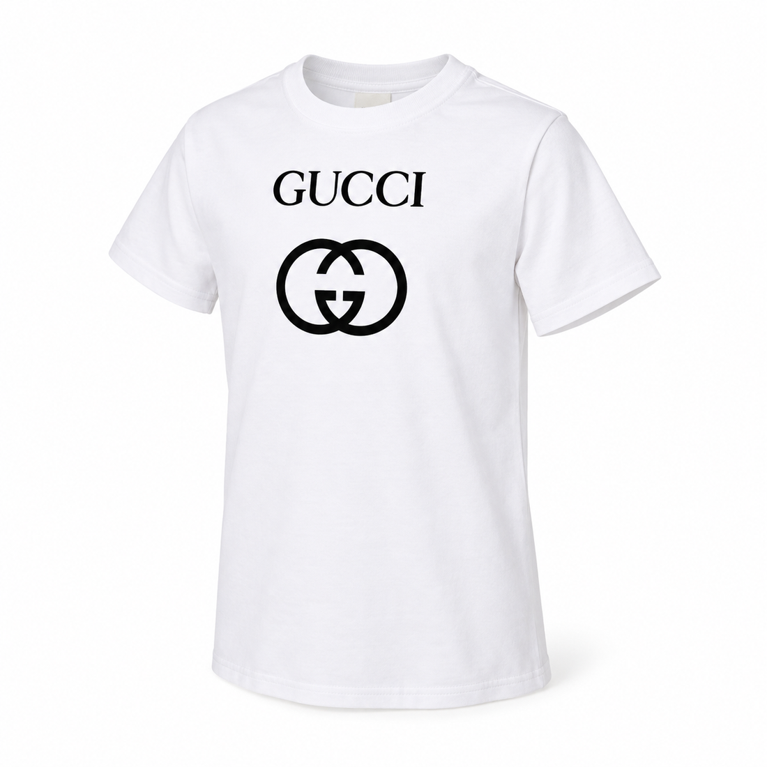 Youth Kids Gucci Cotton T-Shirt | Color: white | Image 1