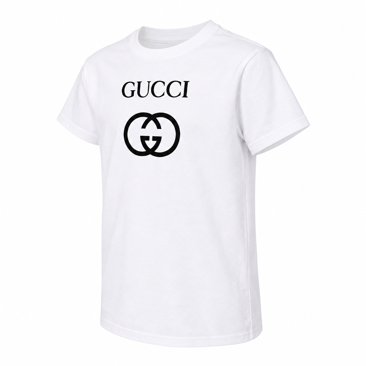 Youth Kids Gucci Cotton T-Shirt | Color: white | Image 4