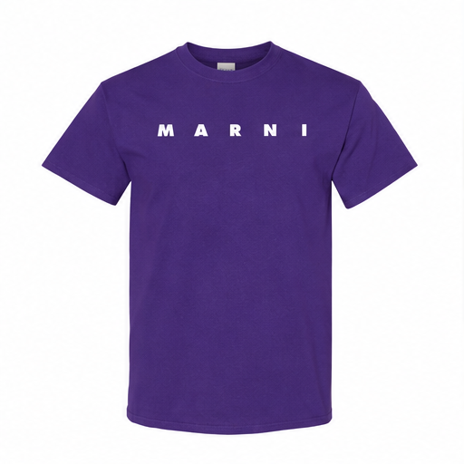 Youth Kids Marni Cotton T-Shirt | Color: Purple | Image 1