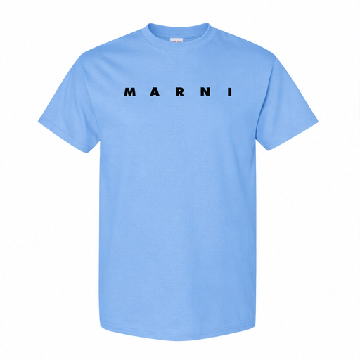 Youth Kids Marni Cotton T-Shirt | Color: Sky Blue | Image 1