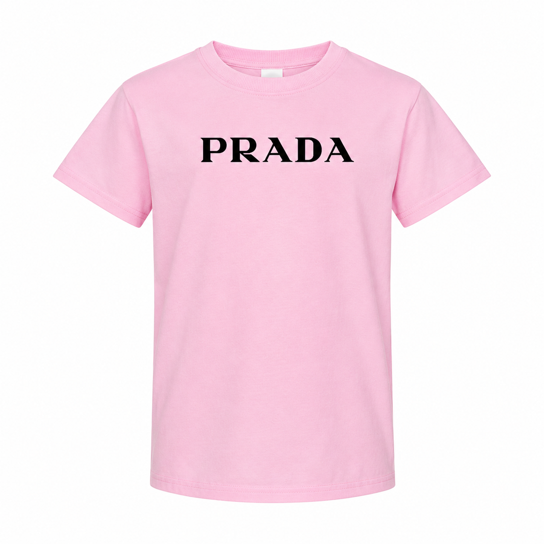 Youth Kids Prada Cotton T-Shirt - Pink - hero