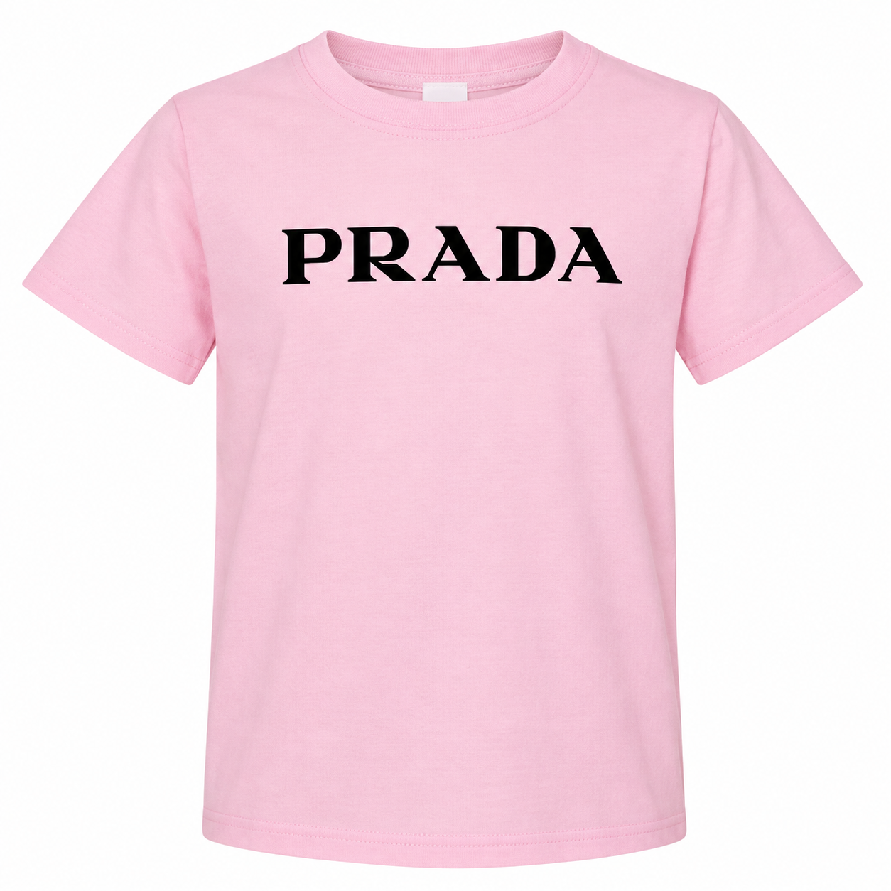 Youth Kids Prada Cotton T-Shirt - Pink - detail