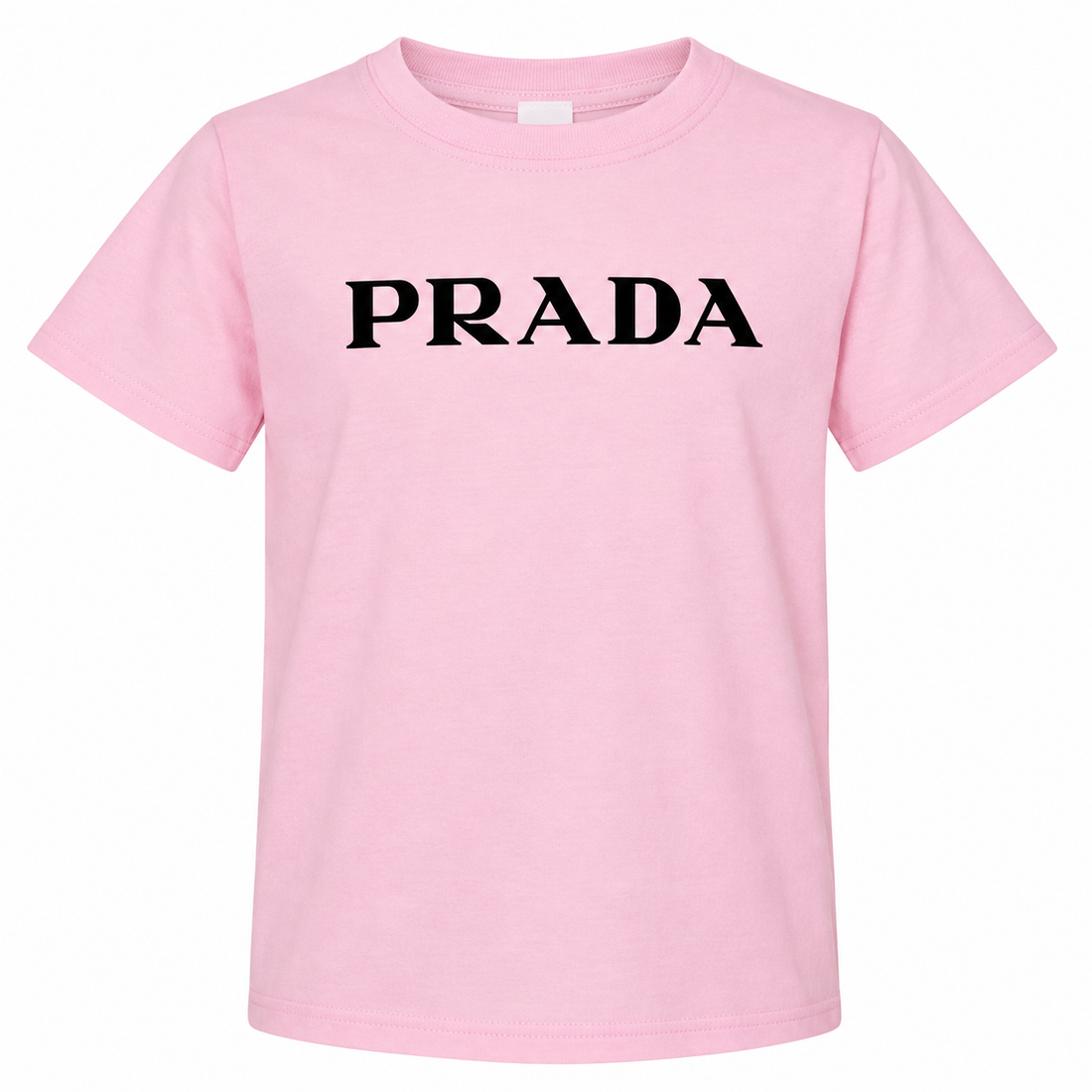Youth Kids Prada Cotton T-Shirt - Pink - detail