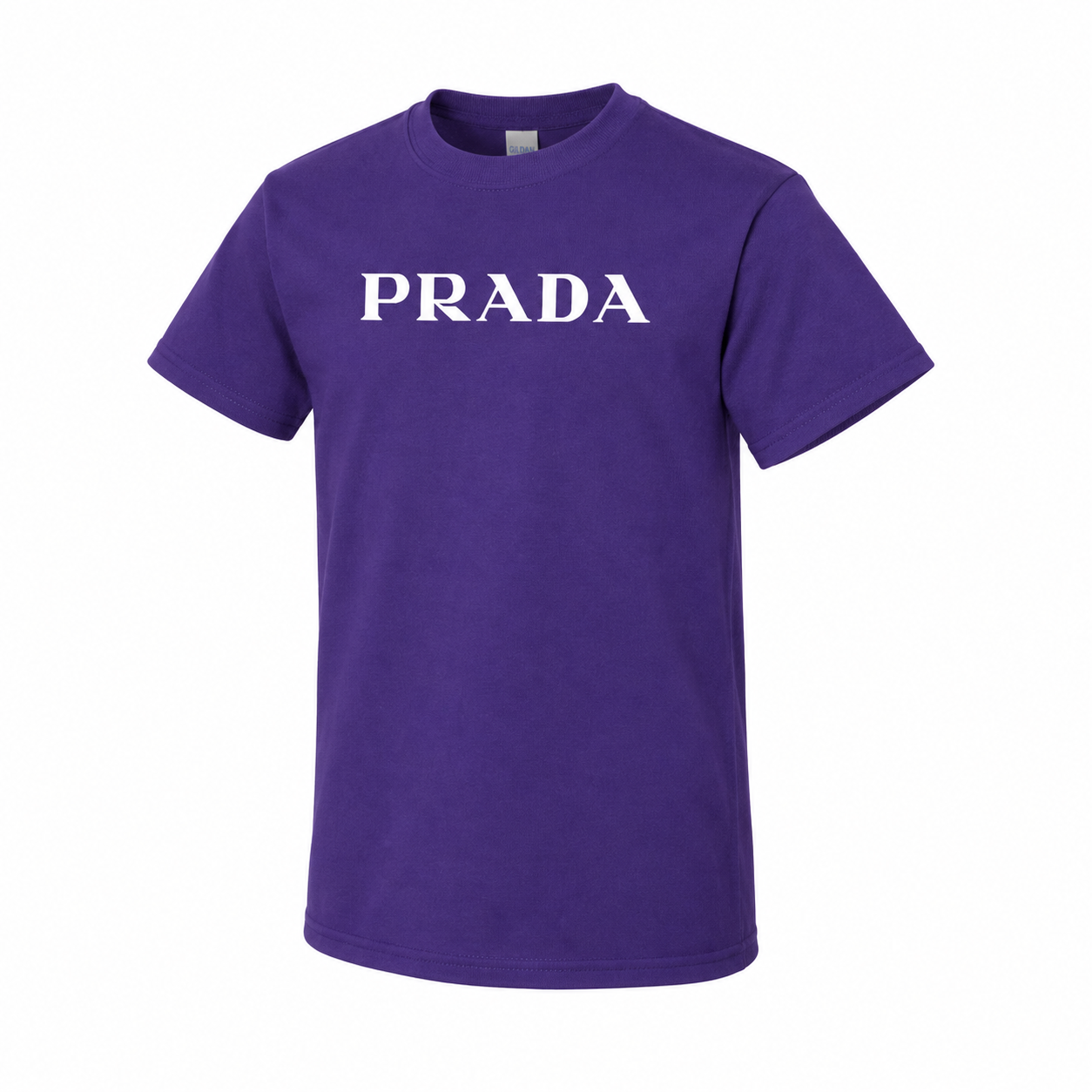 Youth Kids Prada Cotton T-Shirt - Purple - three-quarter