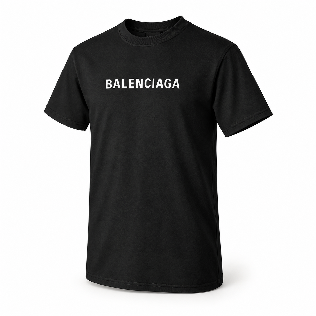 Youth Kids Balenciaga Cotton T-Shirt black alternate angle