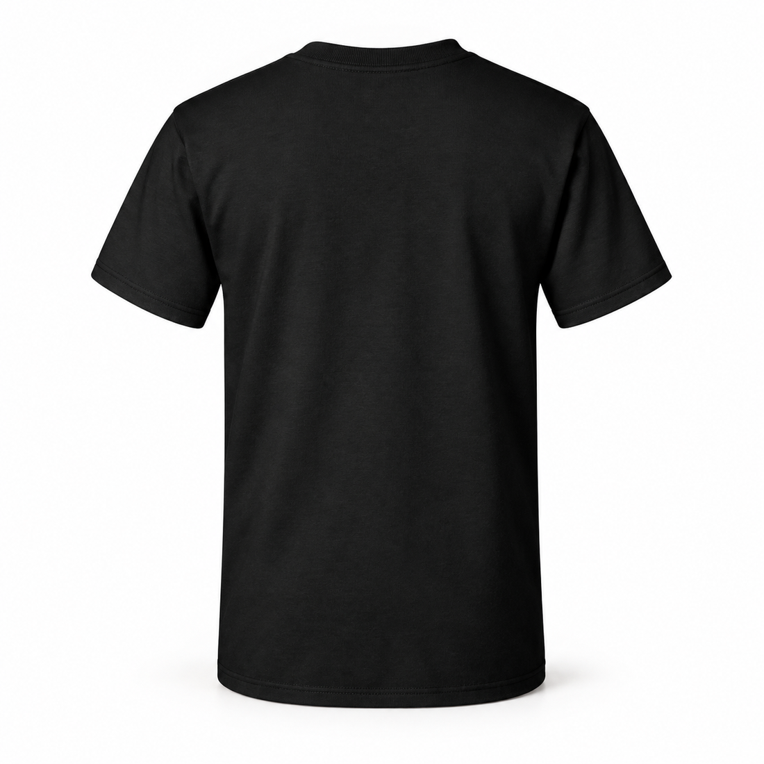 Youth Kids Balenciaga Cotton T-Shirt black rear view