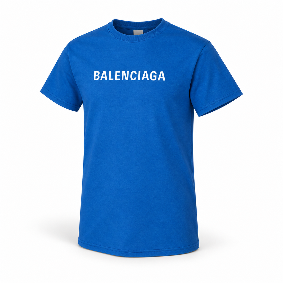 Youth Kids Balenciaga Cotton T-Shirt blue alternate angle