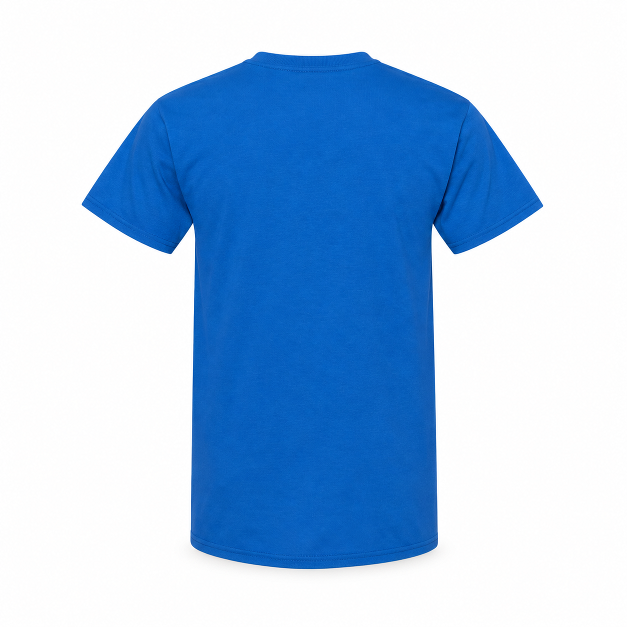 Youth Kids Balenciaga Cotton T-Shirt blue rear view