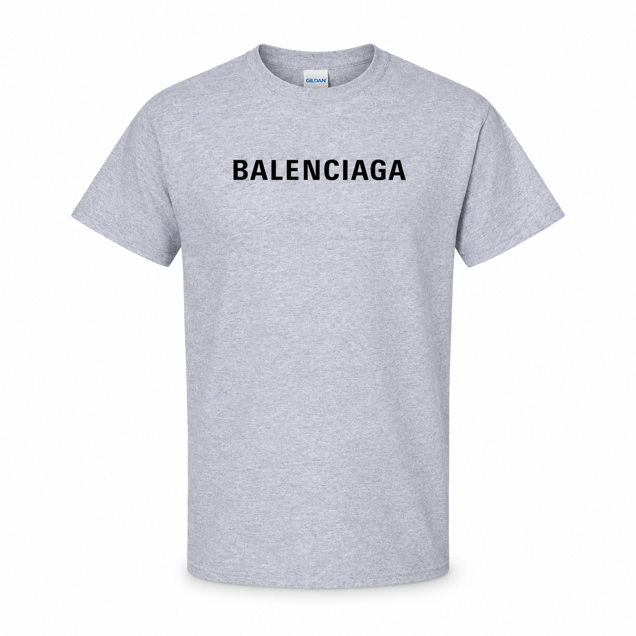 Youth Kids Balenciaga Cotton T-Shirt grey main front view