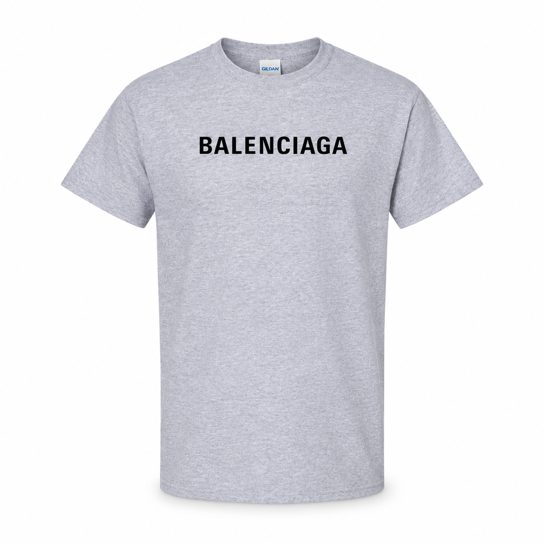 Youth Kids Balenciaga Cotton T-Shirt grey main front view