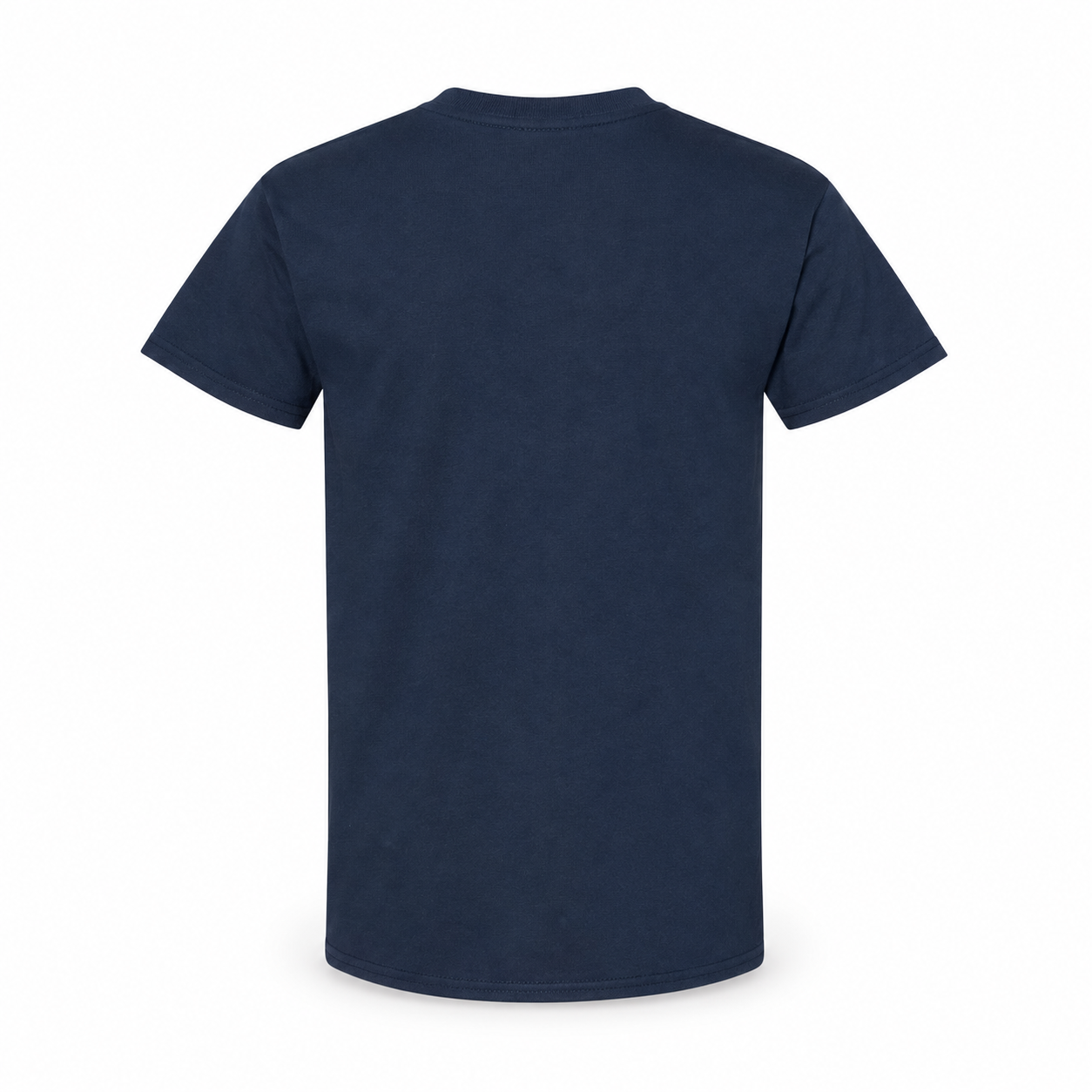 Youth Kids Balenciaga Cotton T-Shirt navy rear view